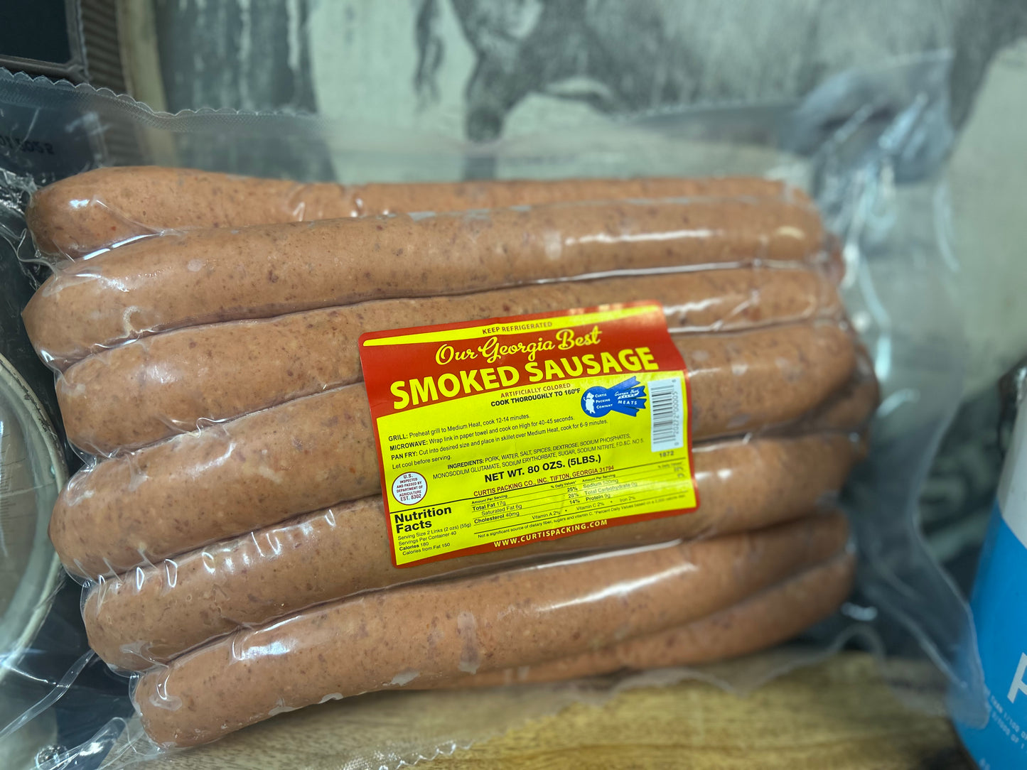 5 lb. Ga Best Smoked Sausage