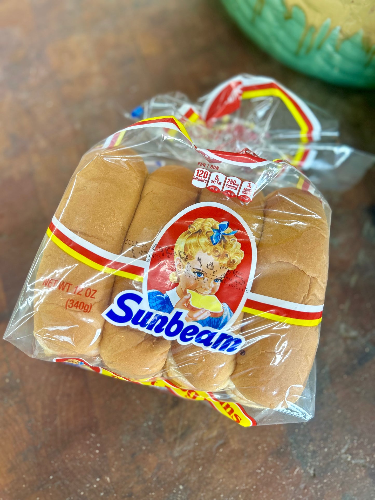 Sunbeam Hot Dog Buns